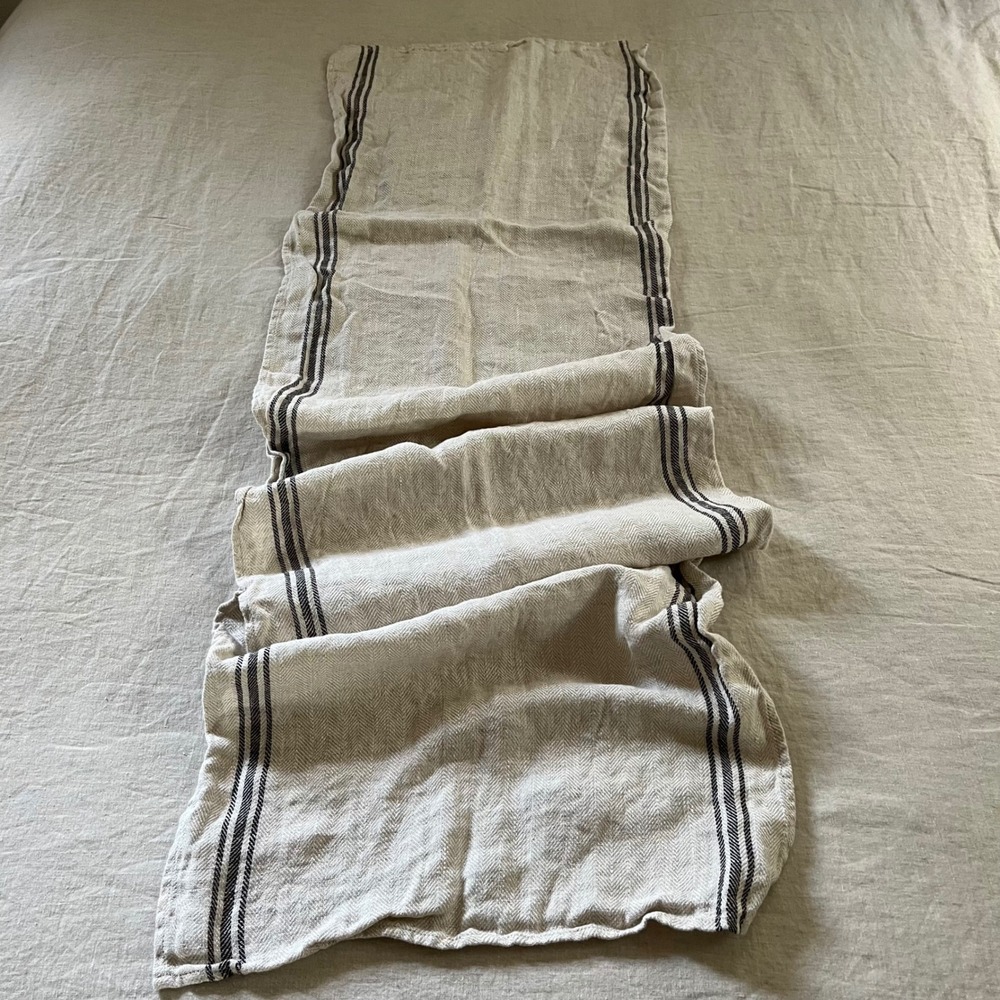 Vintage Striped Table Runner